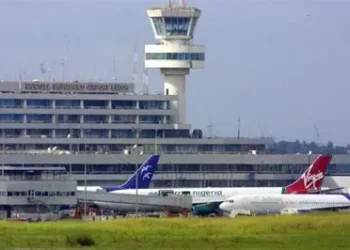 Lagos Airport used to illustrate the report
